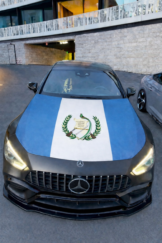 Guatemala Motorhauben-Flagge