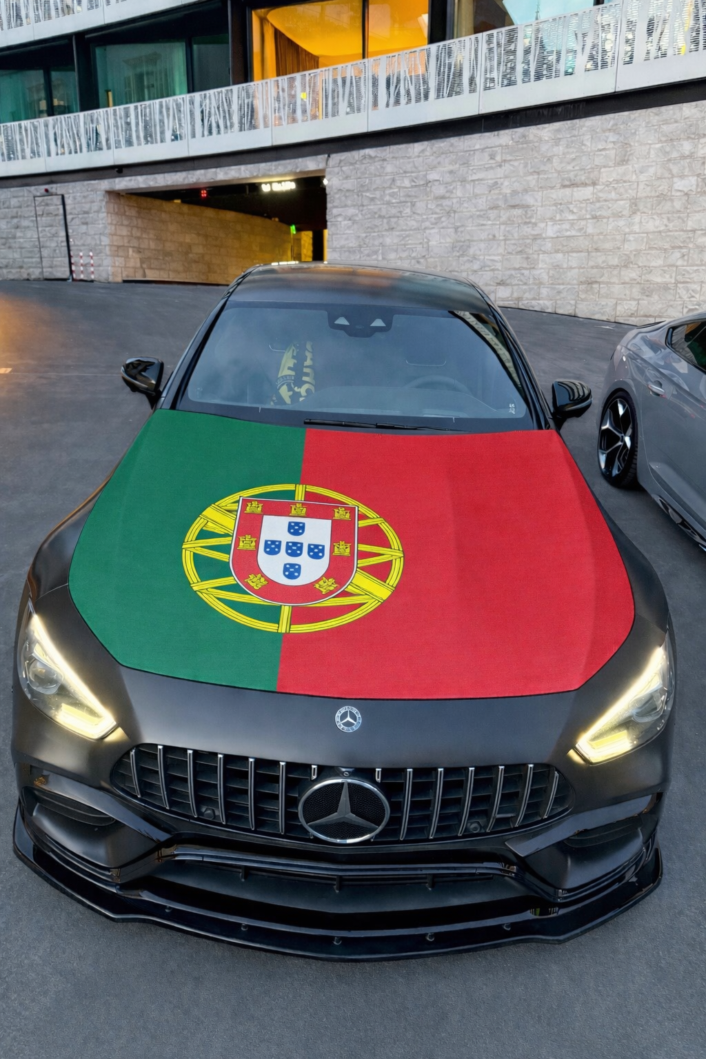 Portugal Motorhauben-Flagge